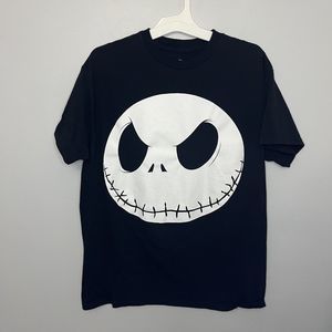 Jack Skellington Big Face T Shirt Size Med Disney Nightmare Before Christmas VGC